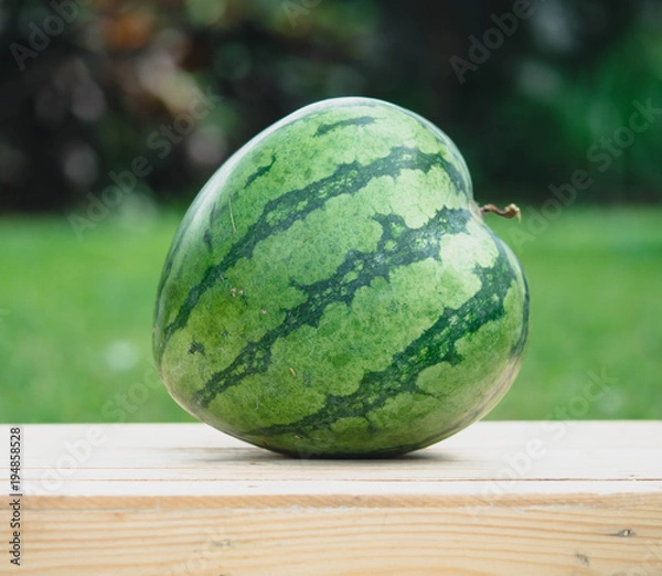 Obraz Watermelon heart shape