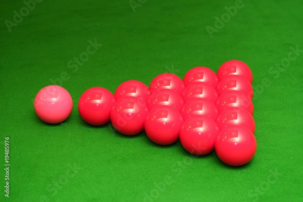 Obraz Snooker balls