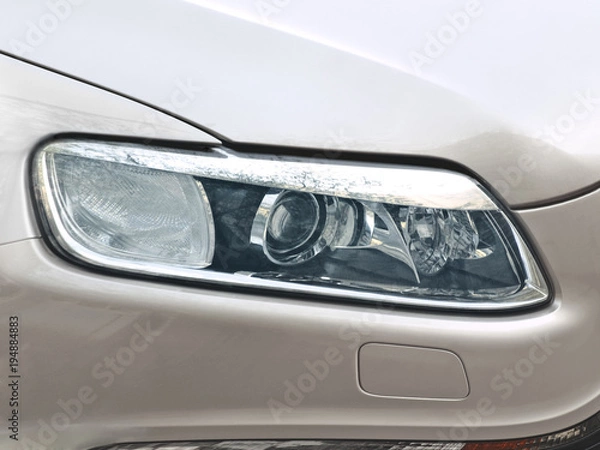 Obraz car head-optics