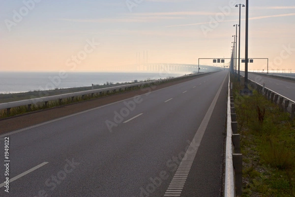 Obraz bridge between denmark and sweden