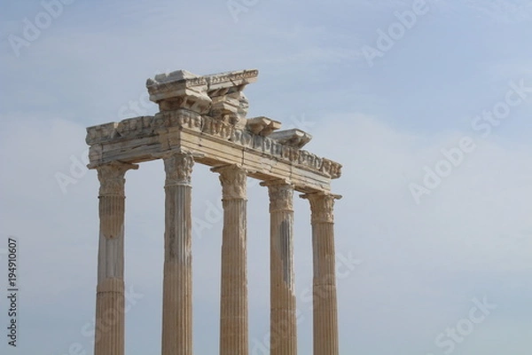 Obraz ancient, tample, sky, roman, tourism