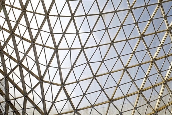 Obraz Steel structure geometry construction as the background