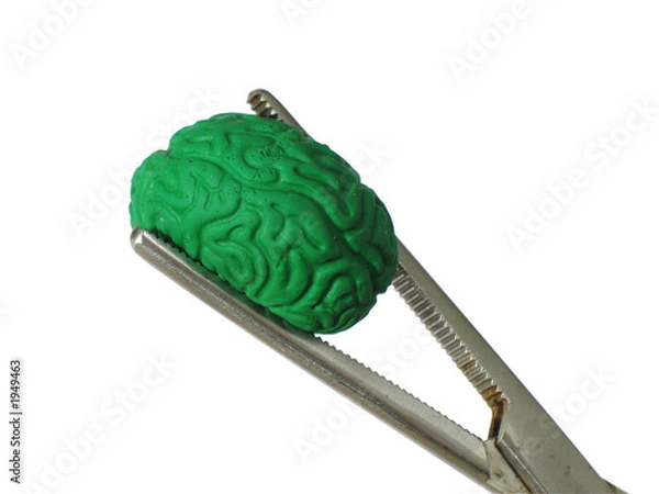 Obraz brain in tweezers
