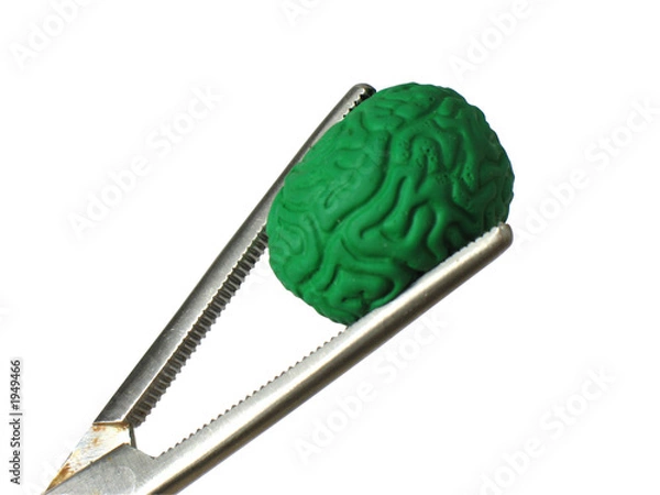 Obraz brain in tweezers