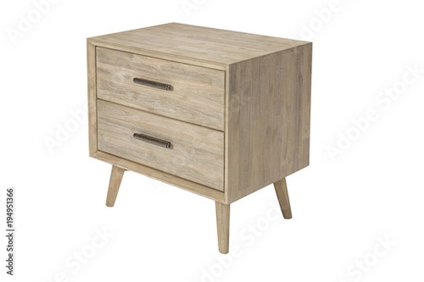 Fototapeta Timber Bedside Table