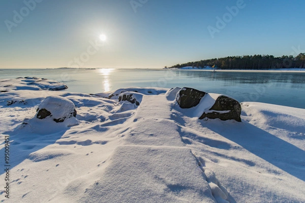Obraz Finnish Archipelago, winter mode