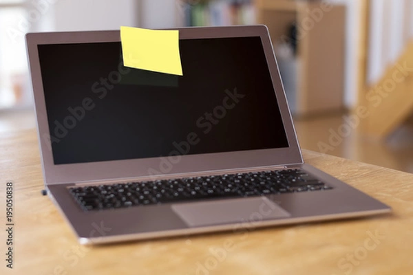 Fototapeta Covered computer camera lens