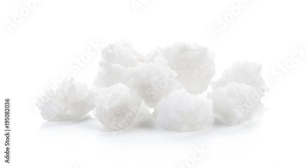 Fototapeta salt on white background