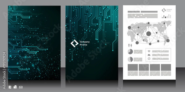 Obraz 企業パンフレット・テンプレート素材