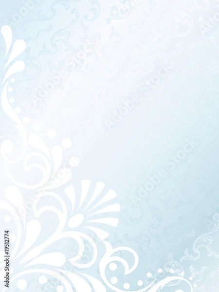 Fototapeta Victorian white satin background, vertical