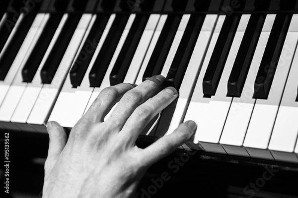 Obraz The man playing piano