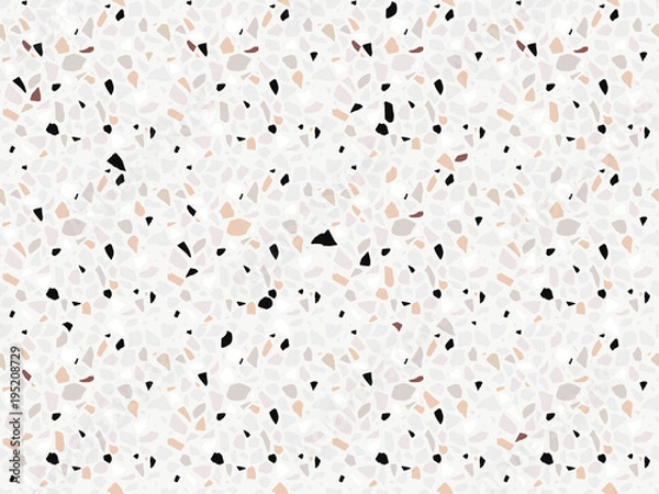Obraz Terrazzo seamless pattern. Pastel colors. Marble.