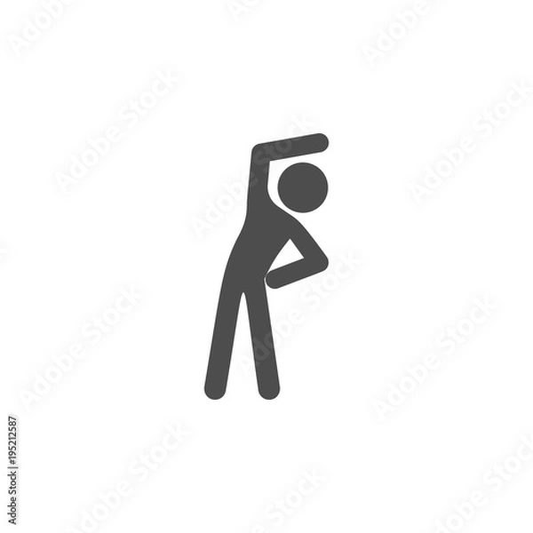 Fototapeta warm-up icon.Element of popular fitness  icon. Premium quality graphic design. Signs, symbols collection icon for websites, web design,