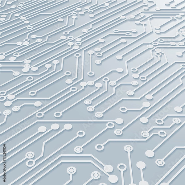 Fototapeta Circuit Board Background Texture