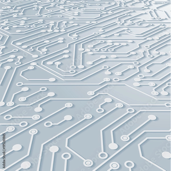 Fototapeta Circuit Board Background Texture