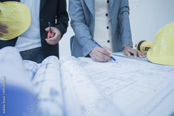 Fototapeta Construction project.