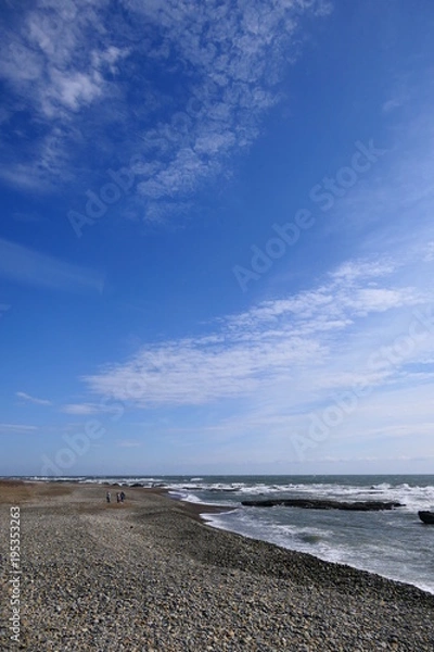 Fototapeta 大洗海岸。大洗　茨城　日本。三月上旬。