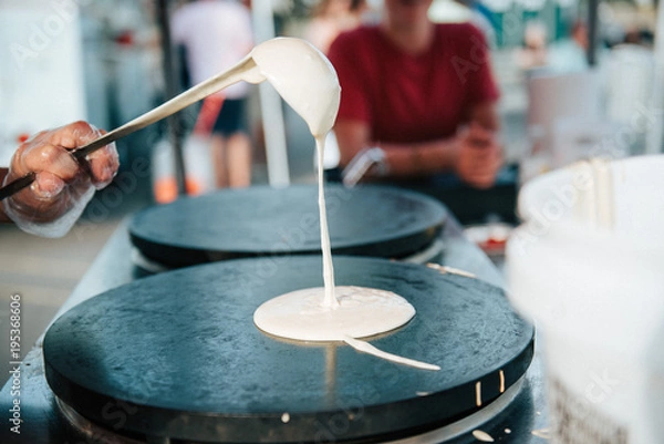 Obraz Crepe making