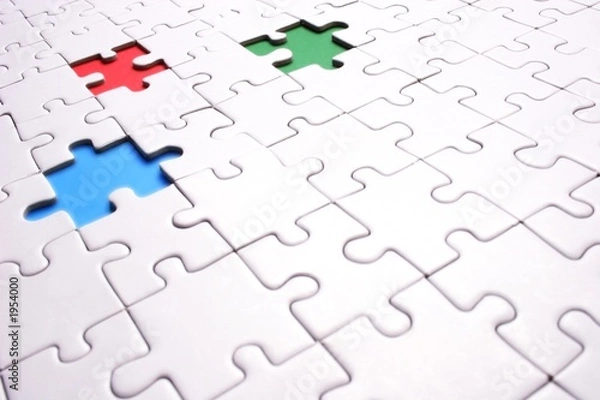 Fototapeta puzzle rgb 2