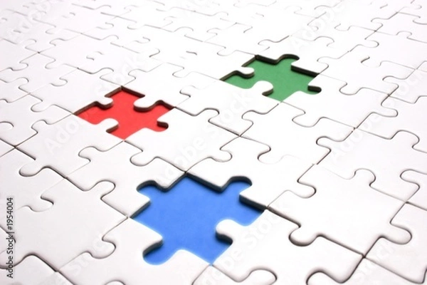 Fototapeta puzzle rgb 3