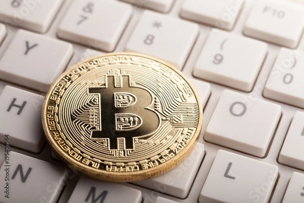 Fototapeta Bitcoin.