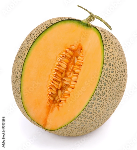 Fototapeta melon isolated on white background