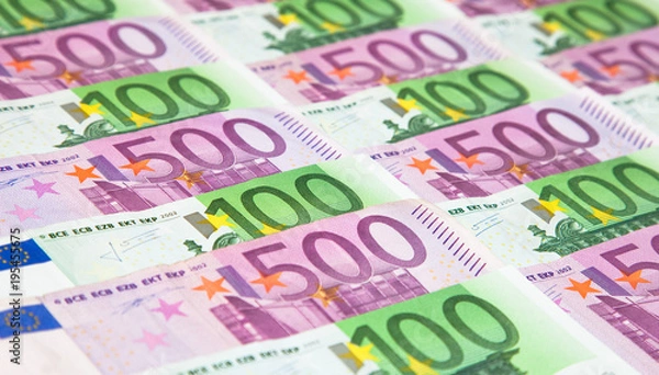 Obraz Euro currency, isolated