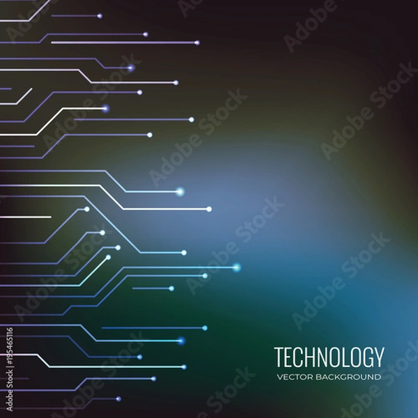 Fototapeta technology vector backgrounds