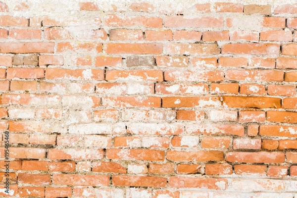 Fototapeta red brick wall background