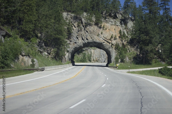 Obraz Tunnel Under Rock
