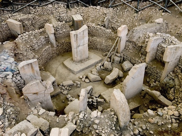 Fototapeta Starożytne stanowisko Göbekli Tepe w południowej Turcji