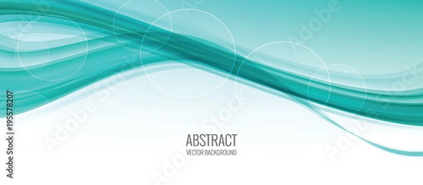 Obraz abstract wave vector background