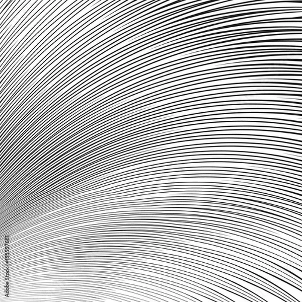 Obraz Abstract halftone lines background. Creative geometric background. Vector modern design texture.