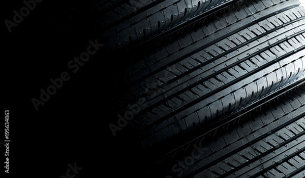 Obraz Tyre close up
