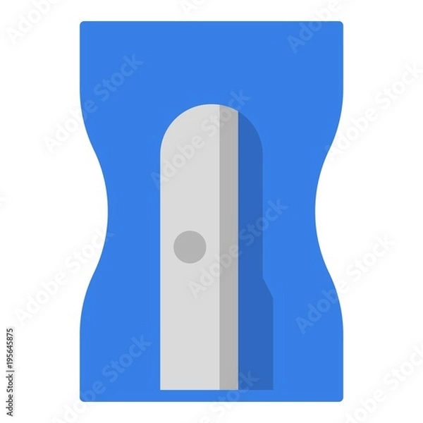 Obraz Pencil sharpener icon, flat style