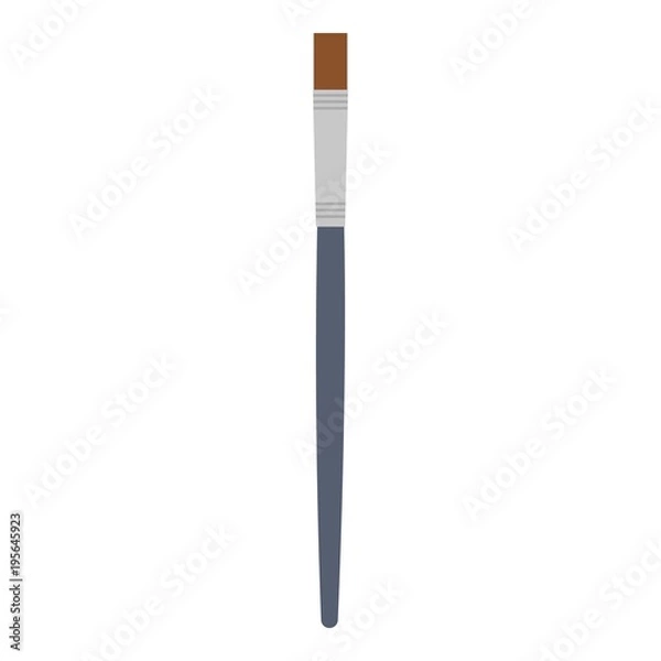 Obraz Paint brush icon, flat style