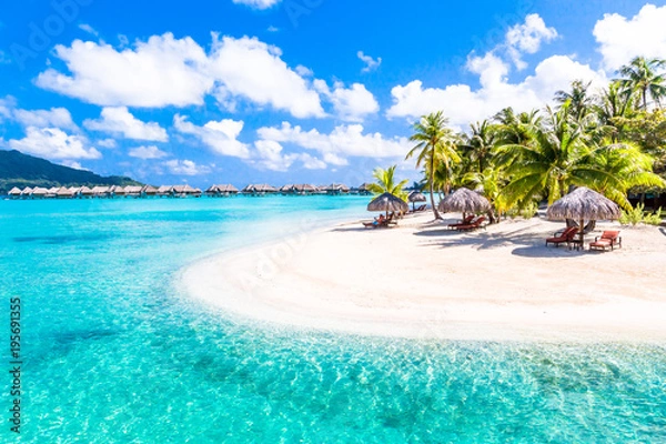 Fototapeta Bora Bora Island, Polinezja Francuska.