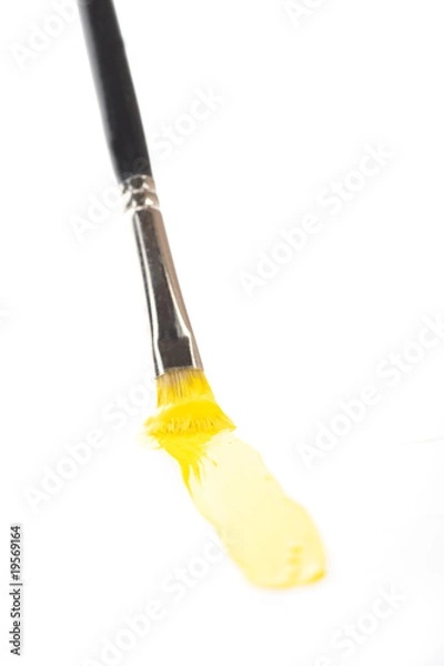 Fototapeta brush draws strip