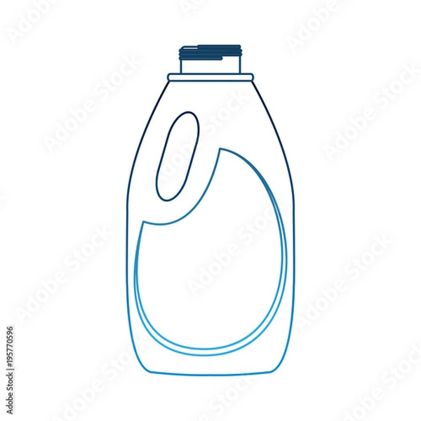 Obraz Liquid detergent bottle vector illustration graphic design