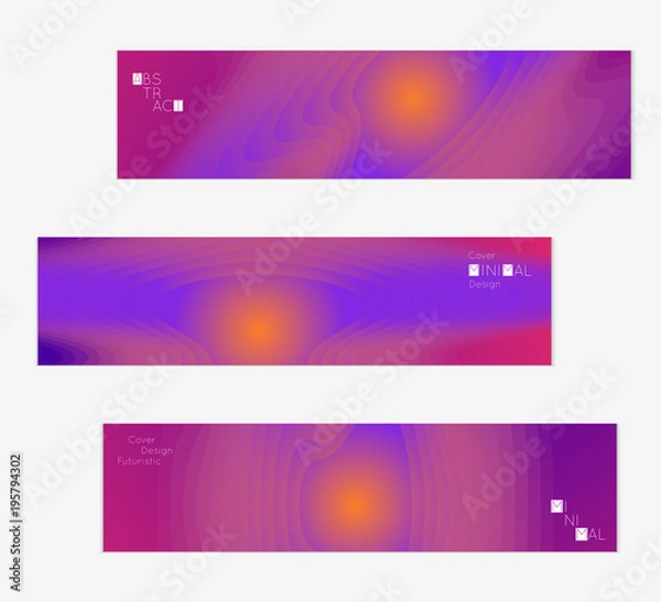 Fototapeta Template with Fluid gradient shape with transparent blend