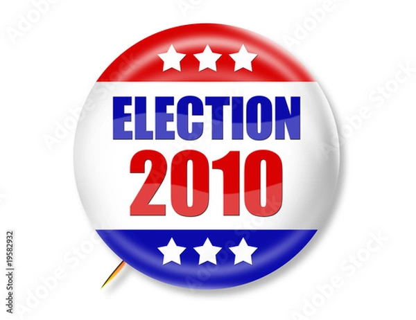 Obraz Election 2010 Button