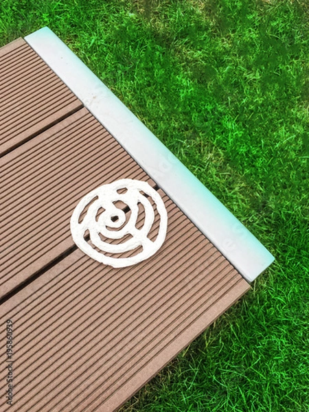 Obraz bench and ceramic cup base