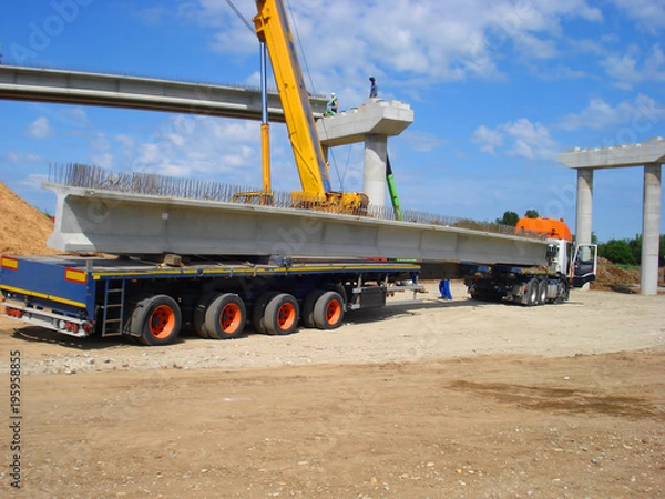 Obraz Bridge under construction