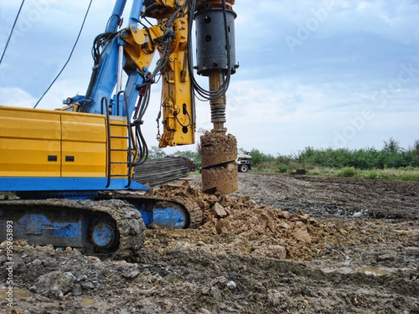 Fototapeta Drilling machinery