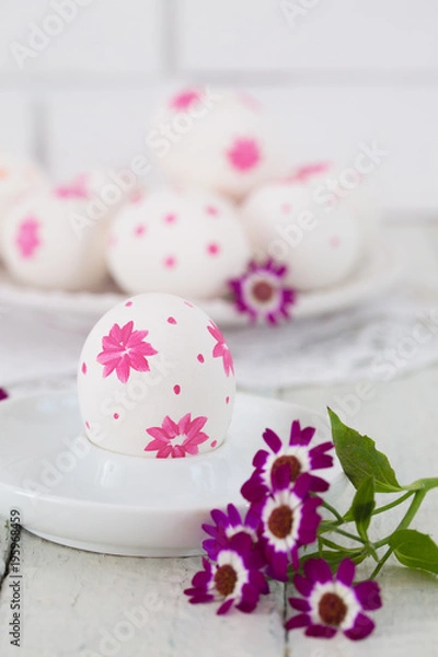 Obraz egg on a stand