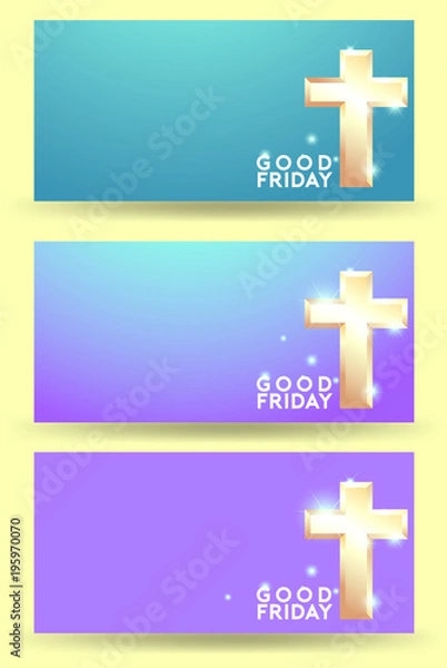 Obraz Good Friday background design