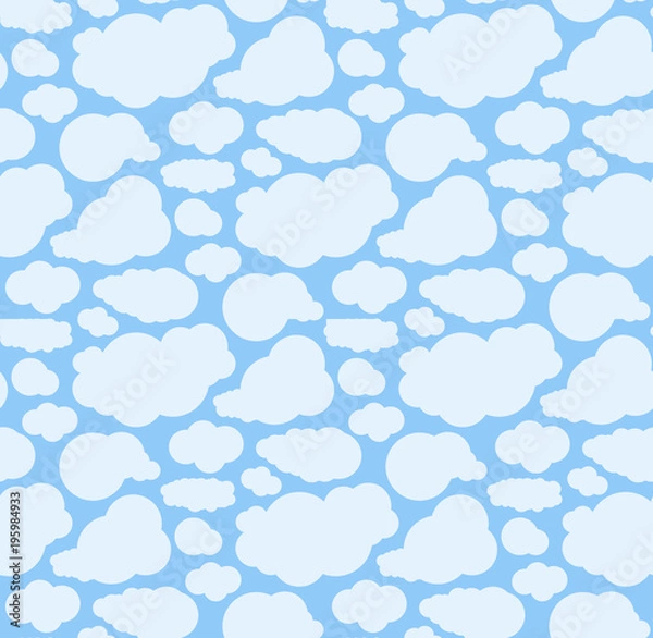 Obraz Clouds seamless pattern