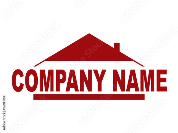 Fototapeta logo maison