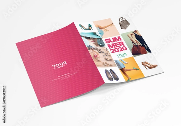 Obraz Product Catalog Layout with Pink Accents 1