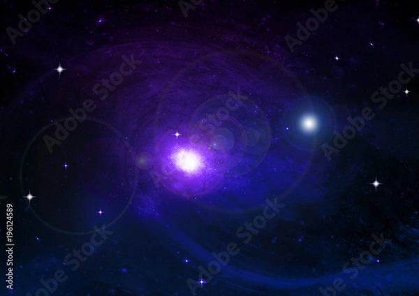 Fototapeta galaxy in a free space